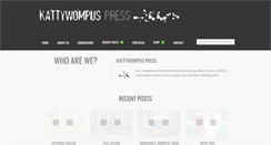 Desktop Screenshot of kattywompuspress.com